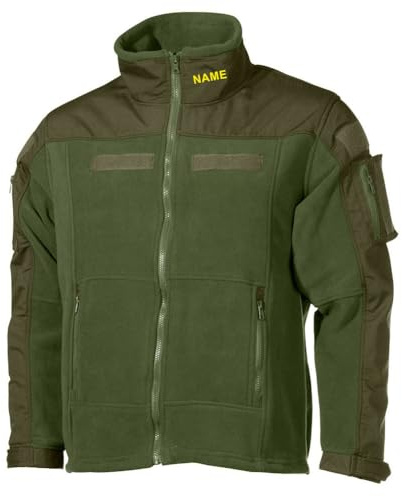 Copytec Ambulance Combat Fleece Jacket Embroidered Paramedic Emergency Doctor Field Doctor #32201, olive, L