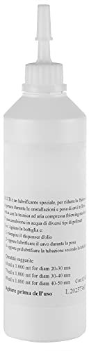 BeMatik - Lubrifiant Semi-Liquide de 1Kg pour l'insertion de câbles à Fibres optiques dans des tuyaux de 4 à 12mm de Section