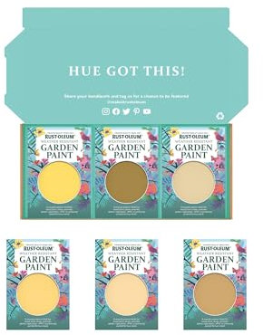 Rust-Oleum Garden Paint in Matt Finish – Warming Yellows Tester Box