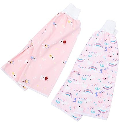 ORFOFE 2er-pack Baby-trainingshosen Aus Baumwolle Töpfchen-windelshorts Zur Verhinderung Von Seitlichem Auslaufen Bequem Leicht Zu Reinigen Tragbar Atmungsaktiv Robust