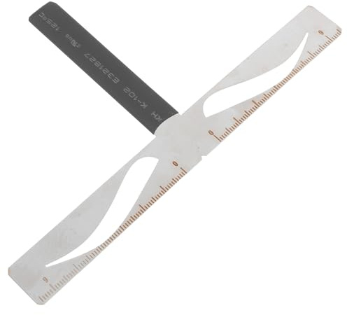 Happyyami Kit De Pochoirs à Sourcils Règle à Sourcils à Trois Points Gabarit Réutilisable Pour Forme Classique Outil De Maquillage Pour Stylistes Et Débutantes Portable Pour Trousse De Maqui