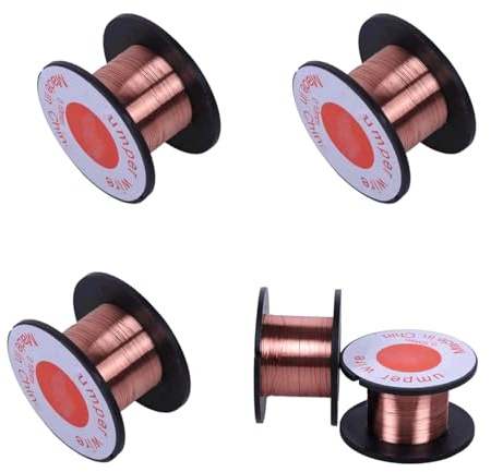 5pcs 0.1mm Enameled Wire Copper Winding Wire Phone Notebook Motherboard Repair Cable Length 15m