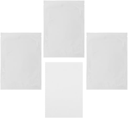 Healifty Cartes de Nettoyage Maintenance Portable pour Scanner de Chèques Lot de 4 Matériau Non Abrasif Format Standard, Élimination Poussière et Graisse pour Bureaux Financiers