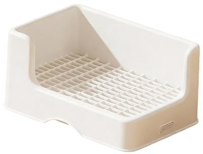 Wyhqgn Litter Tray Toilet Tray Pet Cage Small Accessory Guard Easy Cleaning Suitable for Rodents Toilet Training I, 32x22x16cm