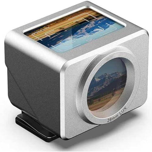 Mirino Ottico a Livello Della Vita, Mirino Ottico Esterno Della Fotocamera, Cappuccio Antiriflesso Rimovibile, Interfaccia Slitta Caldo/freddo Regolabile, per Un'esperienza di Ripresa Migliorata
