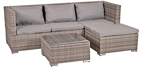 greemotion Kailua Garten-Lounge, braun-beige, grau, Extra breit