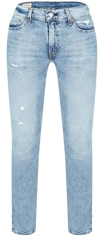 Levi's Men's Jeans 511 Slim V5 , Medium Indigo Destructed , 32W / 34L