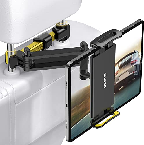 Tablet Halterung Auto,Tablethalterungen Auto - Ausziehbare KFZ Tablet Halter Kopfstütze,Universal 360° DrehungTablet Kopfstützenhalter für iPad,Switch,Sumsung Tab,Smartphone und 4,7-13 Zoll Geräte