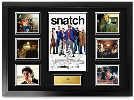 HWC Trading Snatch Gifts Printed Signed Autograph Picture for Movie Memorabilia Fans - A2 Framed (ID-006568)