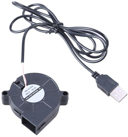 Compact 50mm USB Blower Fan For Computer DC5V Cooling Fan 5V1A Input 115cm Cord For Electronic Devices Projects