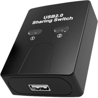 Asyduey 2 Ports USB2.0 Hub USB Switch Imprimante Sharer Deux Ordinateurs Partagent Un Périphérique USB 2 en 1 Sortie USB Splitter Partager U Disk