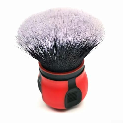 Hasaller Brosse de détail à poils doux pour nettoyer les aérations, les intérieurs, les espaces des pneus, outil de nettoyage intérieur de voiture avec poignée ergonomique et design compact de 11,7 cm