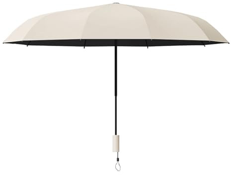 Sjfbebsy Paraguas para silla con abrazadera, sombrilla ajustable con clip para sillas de playa y plegables, carrito de golf, sillas de ruedas, color beige con abrazadera