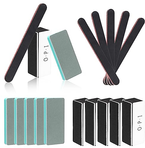 Swpeet 15Pcs 3 Styles Polishing Sticks Set, Rectangle Plastic Silver Polishing Stick, Double-Sided Sanding Sticks, Sanding Pads Polishing Sanding Tools Grits Sanding Sticks for Jewelry