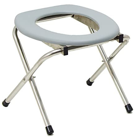 Chaise percée pliable pour siège, chaise de chevet pour femmes enceintes, tabouret de toilette, pot antidérapant, 158,8 kg, chaise percée de douche de chevet pliable pour toilettes robuste