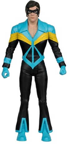 McFarlane Toys - DC Retro Nightwing (Batman 66' Comic) Figura de acción de 6 Pulgadas