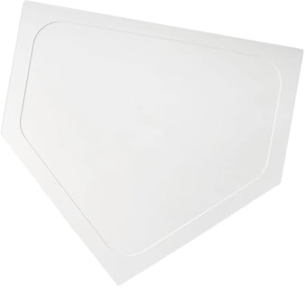 LOVIVER Baseball-/Softball-Basis, Trainings- und Übungsausrüstung, einfache Einrichtung, Robustes Baseball-Trainingszubehör für Teeball, Home Plate