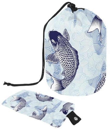 Bolsa de maquillaje con cordón, bolsa de cosméticos de viaje en forma de barril, bolsa de maquillaje, organizador de artículos de aseo plegable, bolsillo de almacenamiento para mujeres y niñas, carpa