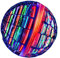 Boule Volante, Flying Spinner 360 ° Rotation, Balle Volante avec Lumière LED, Intelligent Flying Boomerang Ball pour 6 7 8 9 10+Garçon et Fille extérieur intérieur(Bleu)