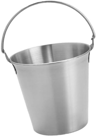 Mini Secchi in Acciaio Inossidabile Secchiello per Ghiaccio Piccolo Secchiello per Cubetti di Ghiaccio Isolato con Manico per Secchielli per il Raffreddamento del Vino per Feste