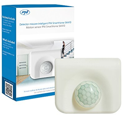 Drathlose Bewegungssensor PNI SmartHome SM410 über Internet gesteuert, intelligenter Bewegungsmelder für PNI SM400 Alarmanlage