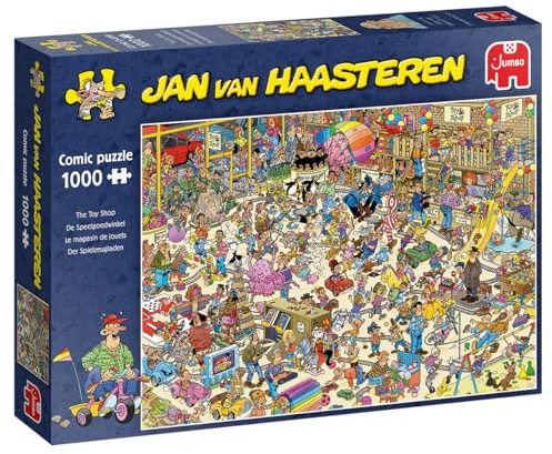 Jumbo, Jan Van Haasteren - Toy Shop, Jigsaw Puzzles for Adults, 1,000 piece