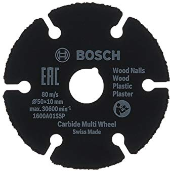Bosch Accessories Trennscheibe Carbide Multi Wheel (für Multi Material, Ø 50 mm, Zubehör Bosch EasyCut&Grind)