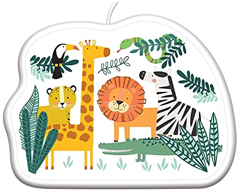 Amscan 9909359 - Candela di compleanno Get Wild, Safari, per bambini