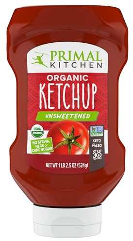 Primal Kitchen Unsweetened Squeeze Ketchup, 18.5 OZ