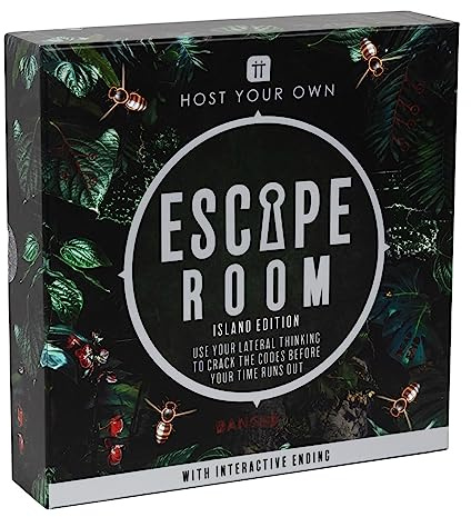 Talking Tables Jeu d'évasion pour Adultes Adolescent | sur Le thème de l'île, Résolvez des Puzzles et des Codes Uniques pour sauver Les Abeilles | Soirée de Jeux interactifs en Famille