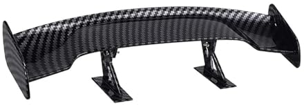 Oriental eLife Universal Auto Mini Spoiler Wing, Auto Mini Schwanz Spoiler Flügel, Mini Auto Heckflügel, Auto Heckflügel Spoilerflügel, ohne Perforation Fahrzeug Stabilität Schwanz Dekoration Carbon