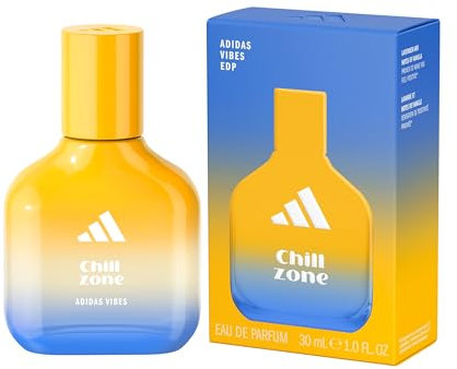 adidas Vibes Chill Zone Eau de Parfum, Per tutti, Rilassante e confortevole, Profumo a lunga durata, Lavanda e Vaniglia 30 ml