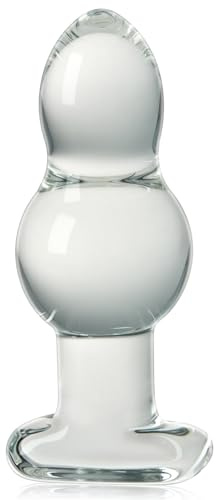 Plug Anale In Vetro, Plug Anale In Cristallo Con 2 Sfere, Dildo Anale In Vetro, Allenatore Anale, Palline Anali, Giocattoli Sessuali Per Uomini E Donne, Masturbazione, Regalo Di San Valentino (XL)