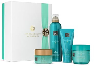 RITUALS Gift Set The Ritual of Karma Medium , Four Skincare Products Enriched with Lotus Flower and White Tea - Bath Gift Box with Nourishing and Soothing Properties