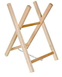 Ribiland - Chevalet bois pour sciage H. 68 cm, larg. 40 cm, section 30 x 35 mm avec chaîne - PRICPBB2 - Ribiland