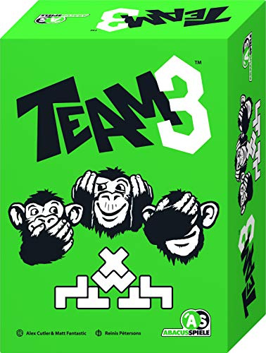 TEAM3 verde: gioco da tavolo cooperativo per famiglie, 3 giocatori, 10+