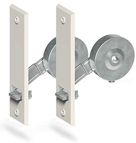 markiso® 2 Stück Rolladen Gurtwickler unterputz Farbe Grau, Rollladen Aufwickler Lochabstand 160mm für Maxigurte bis 23mm, Einlassgurtwickler inkl. 4 Abdeckungen