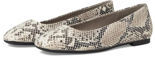 ECCO Margot ballet för kvinnor platt, Mörk lera ormtryck, 6/6.5 UK