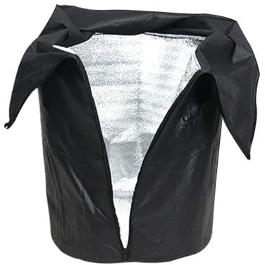 2 Stück Thermo Topfschutz Pflanzen, Isolierfolie Frostschutzhaube Frostschutz Für Kübelpflanzen Winter, Frostschutz Mit Kordelzug Und Reißverschluss Für Topfpflanzen, Sträucher, Bäume, Warm Halten