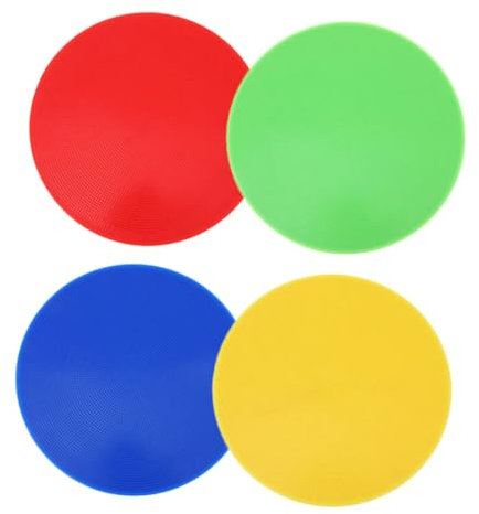 Happyyami 4stücke Bodenpunkte Für Sport Und Training Langlebige Punktmarkierungen Für Fußballplätze Und Basketballfelder Robuste Und Verschleißfeste Teppichpunktmarkierungen Für