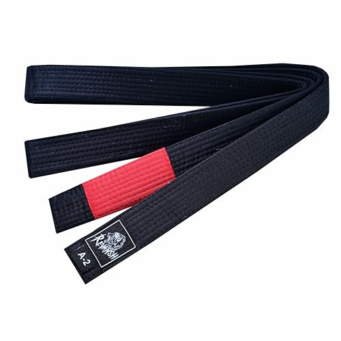Revansh Brazilian Jiu-Jitsu BJJ Belt – Durable Poly-Cotton Martial Arts Belt for Training & Competition
