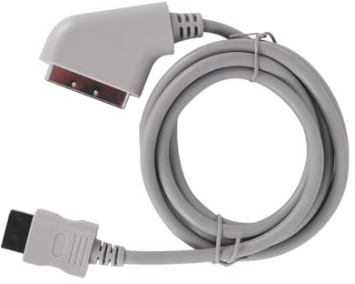 DUZEPA Cable de repuesto RGB Scart HD AV de 1,8 m (gris) para Wii/Wii U