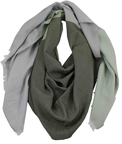 Rotfuchs® halsduk sommarsjal sjal ränder & Two Tone Look 100 % bomull