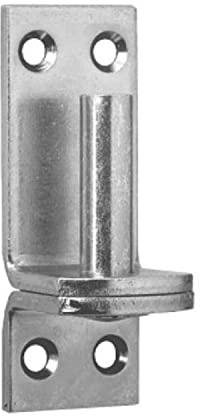 Pollmann®Baubeschläge 1040200 Kloben auf Platte D1 eng, Dorn Ø 20 mm, hell verzinkt, 2 Stück