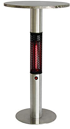 Jet-Line® | IR Standheizstrahler | Heiztisch mit Infrarot | Heizfunktion | Stehtisch Capella | Outdoor | Edelstahl | Infrarotheizung | Gastronomie | Gastrobedarf | Terrassenstrahler | Heizstrahler