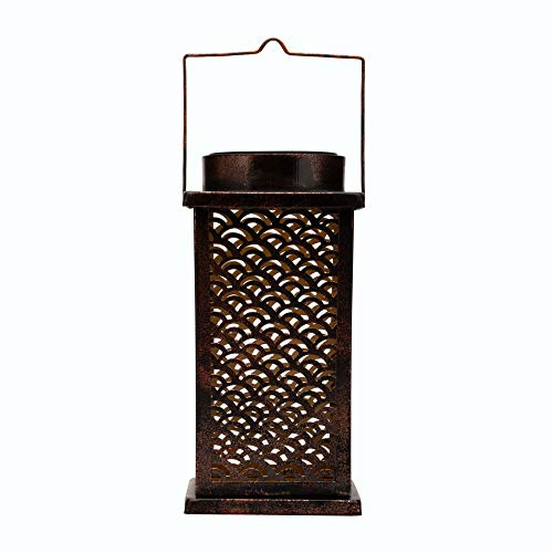 Pauleen Sunshine Stunner 48174 Farola balcón o jardín, Bronce, Oro, iluminación Exterior, Metal, Solar, 3000 K, 0.016 W