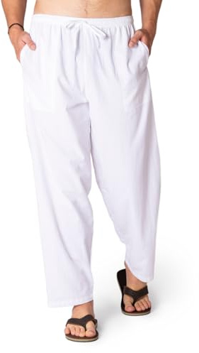 PANASIAM Pants, 'K'-Trousers, White, M