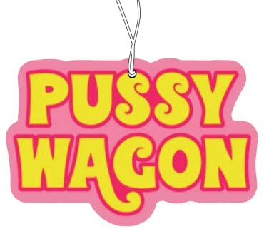 2x Pussy Wagon Duftbaum Auto lustig Kill Bill, Auto Duftspender, Duftbaum Auto tuning, car air freshener, Duftanhänger Set Auto