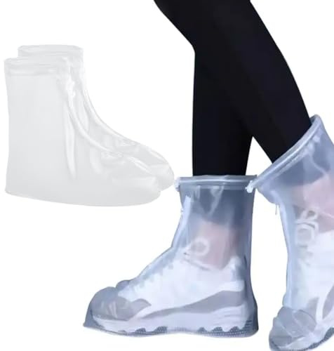 GXGM Couvre-Chaussures de Pluie, Couvre-Chaussures imperméables réutilisables, Silicone antidérapant imperméable, Couvre-Chaussures imperméables, adaptés aux Couvre-Chaussures de Pluie et de Neige