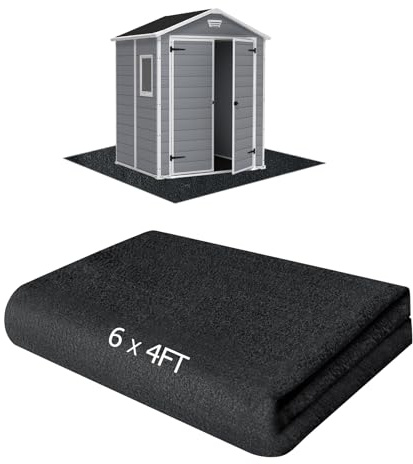 6x4FT Outdoor Storage Shed Floor Mat, Tent Carpet for Camping Furniture
